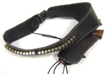 Ceinturon Noir pour 1 ou 2 Revolvers Western