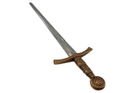 Réplique d'Épée Médiévale Française XIVe Siècle Fleur de Lys avec Fourreau Bleu – 109 cm