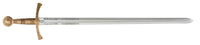 Réplique d'Épée Médiévale Française XIVe Siècle Fleur de Lys avec Fourreau Bleu – 109 cm