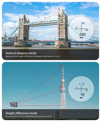 Télémètre Laser Artbull pour tireur et chasseur 1000M / 650M