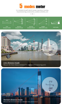 Télémètre Laser Artbull pour tireur et chasseur 1000M / 650M