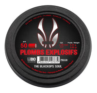 Plombs Explosif The Black Ops Soul à tête plate cal. 4,5 mm