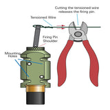 Alarme percutante cartouche calibre 12