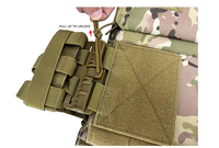 Conversion attache rapide gilet porte plaque