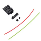 Hausse et guidon fibre optique Glock