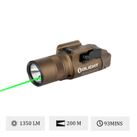 LAMPE/LASER TACTIQUE Olight BALDR PRO R Laser vert