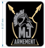Patch PVC 3D avec velcro MJ ARMEMENT