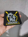 Patch PVC 3D avec velcro MJ ARMEMENT