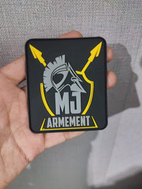Patch PVC 3D avec velcro MJ ARMEMENT