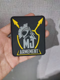 Patch PVC 3D avec velcro MJ ARMEMENT