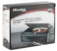 COFFRE FORT COMPACT À CLEF AVEC CÂBLE DE FIXATION Master Lock