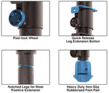 MONOPIED TÉLESCOPIQUE AVEC ADAPTATEUR PICATINNY - UTG