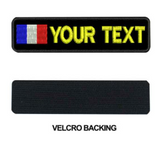 Patch brodé personnalisé drapeau France