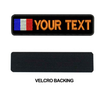 Patch brodé personnalisé drapeau France