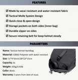 Sac de rangement pour casque balistique tactique