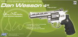 RÉPLIQUE REVOLVER DAN WESSON SILVER 4'' CO2