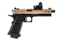 RÉPLIQUE GBB GAZ HI-CAPA 5.1 SPLIT NOIR / TAN 1,0J + POINT ROUGE BDS