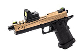 RÉPLIQUE GBB GAZ HI-CAPA 5.1 SPLIT NOIR / TAN 1,0J + POINT ROUGE BDS