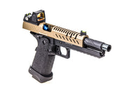 RÉPLIQUE GBB GAZ HI-CAPA 5.1 NOIR / TAN 1,0J + POINT ROUGE BDS