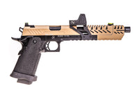 RÉPLIQUE GBB GAZ HI-CAPA TITAN 7 NOIR / TAN 1,0J + POINT ROUGE BDS