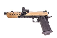 RÉPLIQUE GBB GAZ HI-CAPA TITAN 7 NOIR / TAN 1,0J + POINT ROUGE BDS