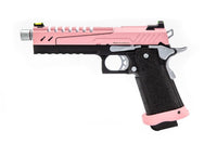 RÉPLIQUE GBB GAZ HI-CAPA 5.1 SPLIT PINK / NOIR / CHROME 1,0J