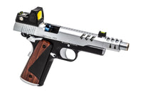 RÉPLIQUE GBB GAZ VORSK CS DEFENDER PRO MEU SILVER / NOIR 1,0J + BDS