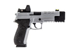 RÉPLIQUE VORSK GBB GAZ VP26X SILVER 1,0J + POINT ROUGE BDS