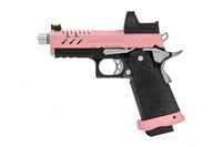 RÉPLIQUE GBB GAZ VORSK HI-CAPA PRO + BDS NOIR / ROSE 1,0J