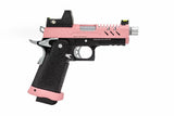 RÉPLIQUE GBB GAZ VORSK HI-CAPA PRO + BDS NOIR / ROSE 1,0J