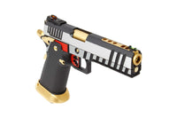 RÉPLIQUE GBB HX2031 SEMI / FULL AUTO NOIR & CHROME GAZ 1.0J