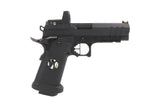 RÉPLIQUE GBB HX2602 FULL BLACK GAZ AVEC RED-DOT FACTICE