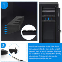 Support pour arme en mousse renforcée type rayons armurerie