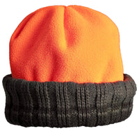 BONNET BROWNING POLARFLEECE RÉVERSIBLE VERT ORANGE