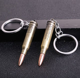 Porte clé balle 300 win mag en métal avec inscriptions