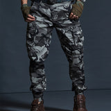 Pantalon militaire tactique à poches multiples type cargo