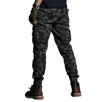 Pantalon militaire tactique à poches multiples type cargo