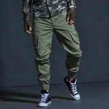 Pantalon militaire tactique à poches multiples type cargo