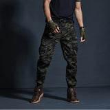 Pantalon militaire tactique à poches multiples type cargo