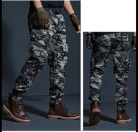 Pantalon militaire tactique à poches multiples type cargo