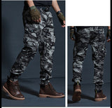 Pantalon militaire tactique à poches multiples type cargo