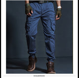 Pantalon militaire tactique à poches multiples type cargo