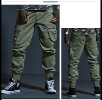 Pantalon militaire tactique à poches multiples type cargo