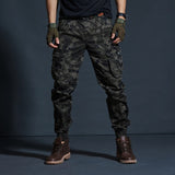 Pantalon militaire tactique à poches multiples type cargo