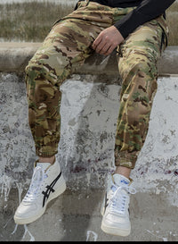 Pantalon de camouflage militaire tactique pour homme type cargo