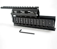 Garde main quadri-rail 21 mm picatinny pour AKM, ak 47 et 74