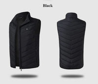 Gilet chauffant électrique 11 zones