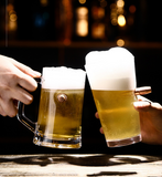 Verre avec incrustation de balle- idéal cadeau